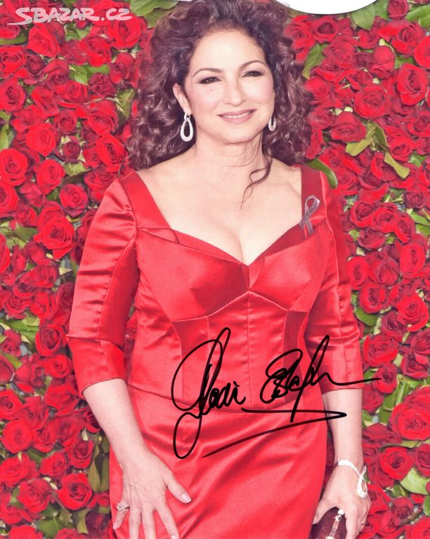 Gloria Estefan - foto s podpisem + COA