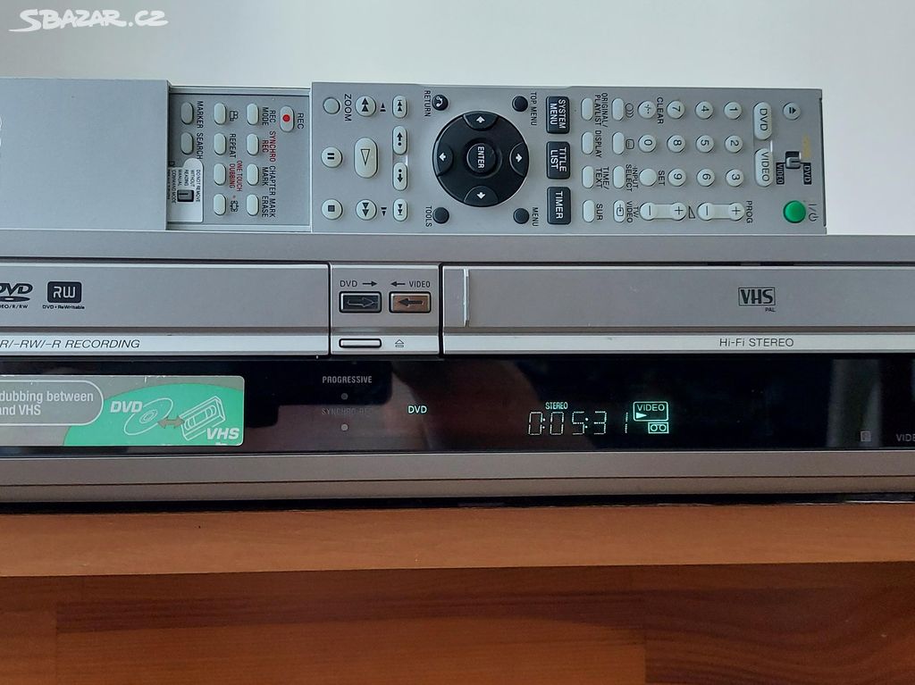 COMBO SONY RDR-VX 410/ZÁZNAM Z VHS NA DVD