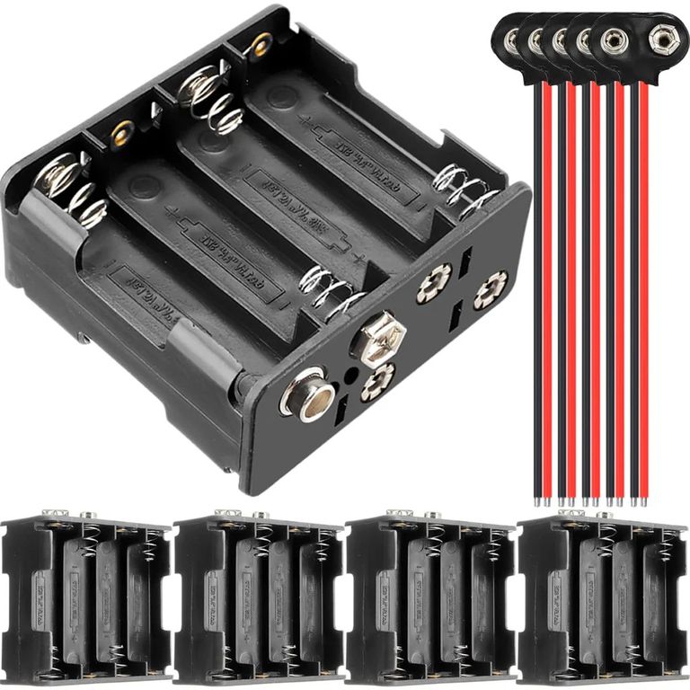 Držák na 8 AA baterií 12V 8 x 1,5V