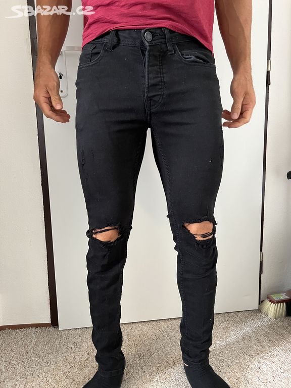 Pánské Slim fit skinny jeans Primark W30/L32