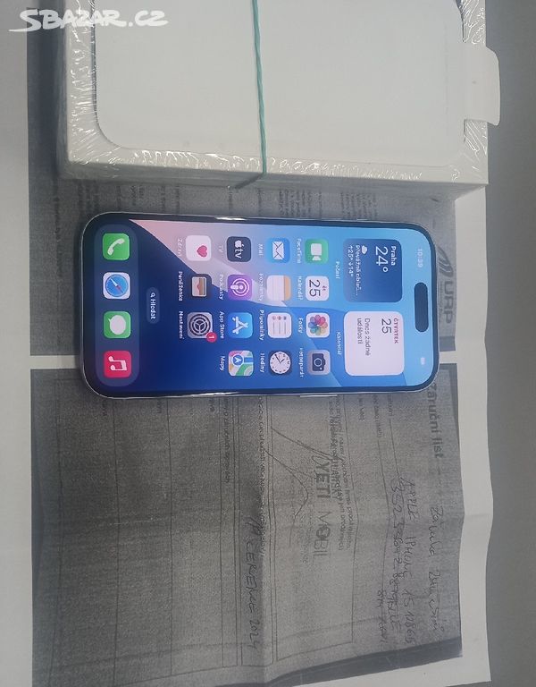 Prodam týden stary Apple iPhone 15 128gb blue