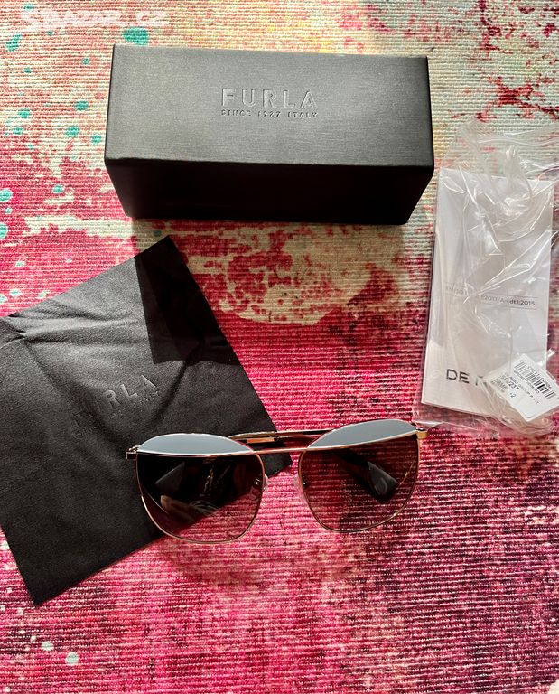 Furla Eyewear sluneční brýle nové SFU237 pilotky