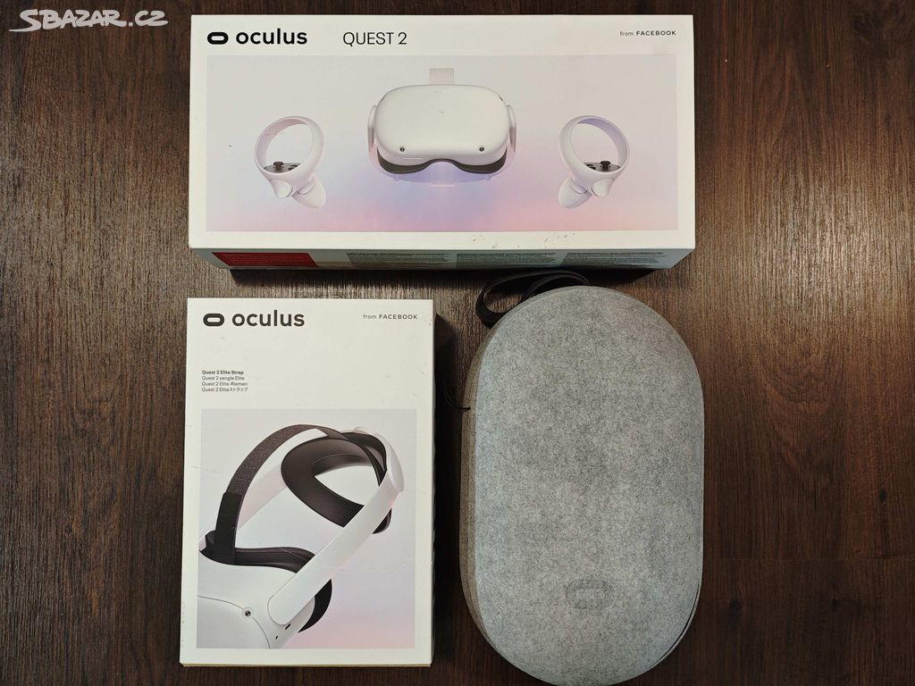 Meta Oculus Quest 2 64 GB + Elite Strap + pouzdro