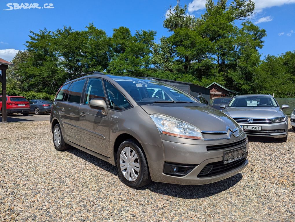 Citroën Grand C4 Picasso 1.6HDi 80kW 7 MÍST PDC ČR