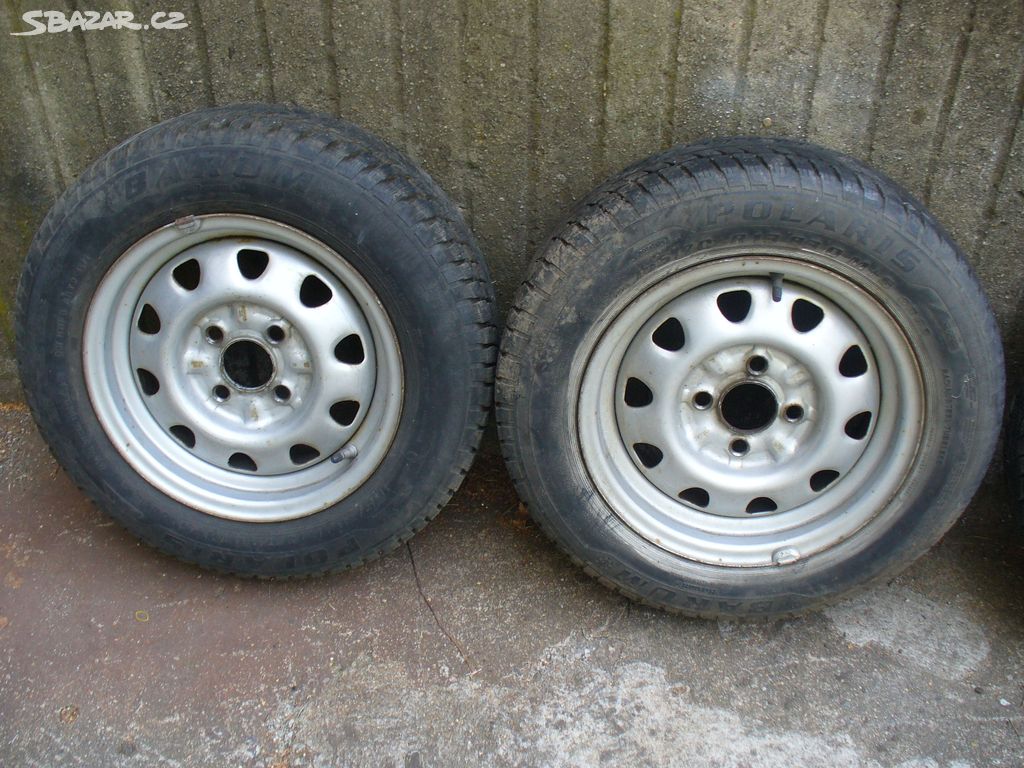 4 ks zimní kola 165 / 70 R 13 na Škoda Felicia