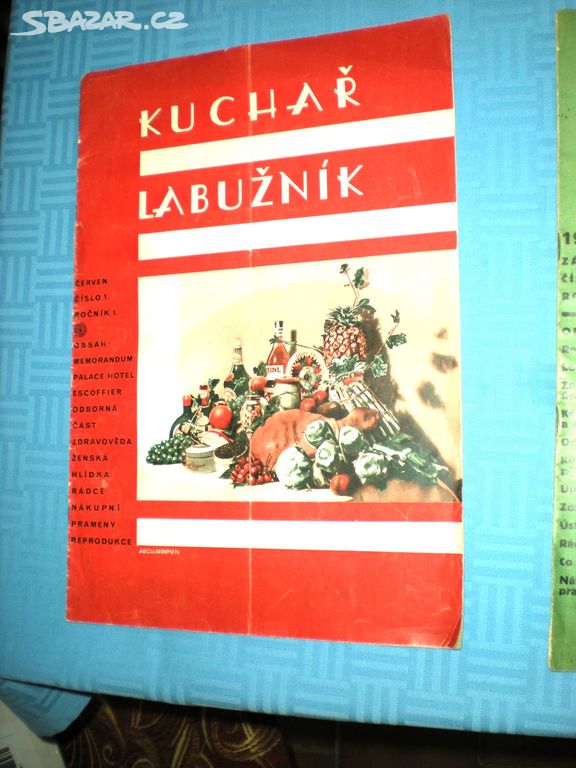 RETRO časopisy kuchařské z r. 1936