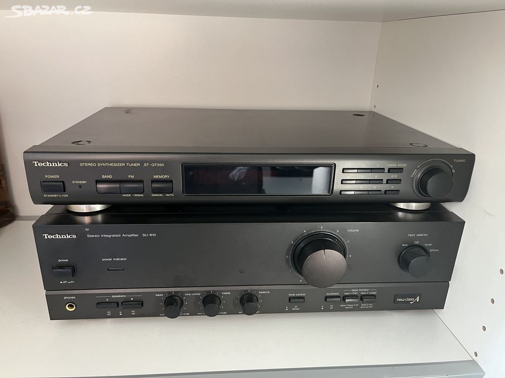 Technics receiver SU-810 + tuner ST-GT350