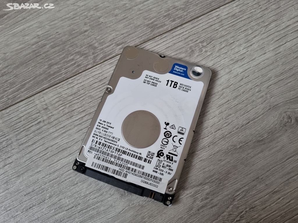 Pevný disk WesternDigital Blue 1TB 1000GB