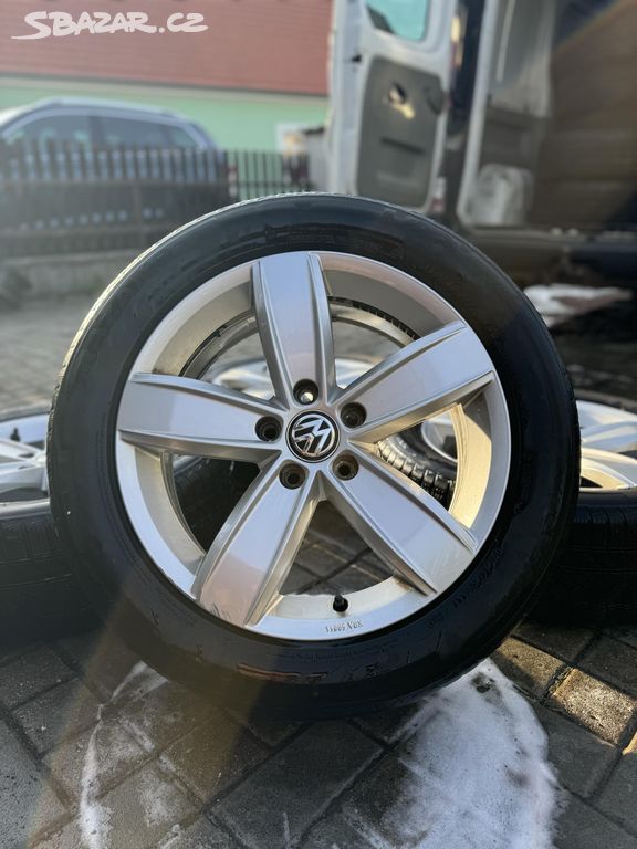 ORIGINÁL Alu Volkswagen Corvara R17, 5x112