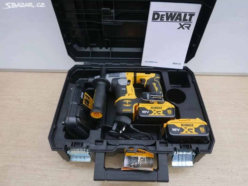 Nové AKU bourací kladivo DeWalt DCH172P2-Top sada