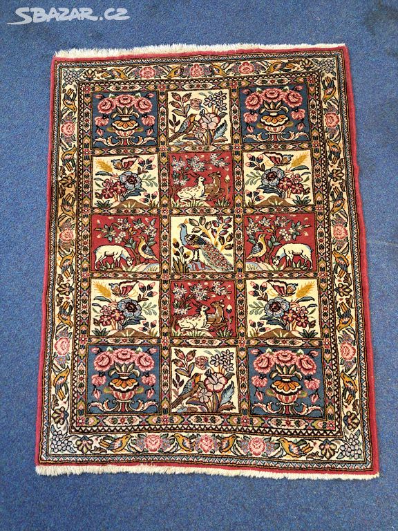 Figurální ručně vázaný koberec Irán 7864