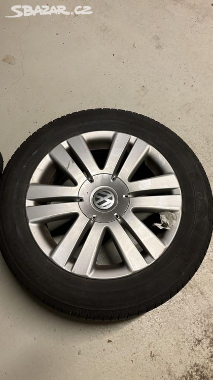 16" LETNÍ OBUTÁ ALU LITÁ KOLA 5x112 ORIG VW PASSAT