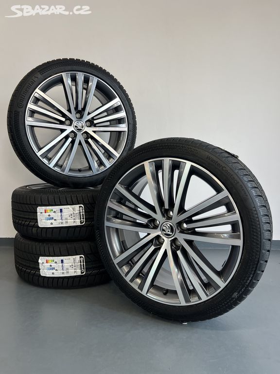 Zimní Alu kola Sirius, Škoda Superb 3, 5x112 r19