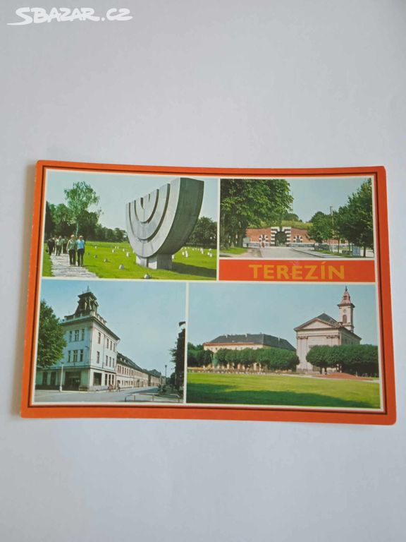 Terezín, retro pohled, Československo, VF