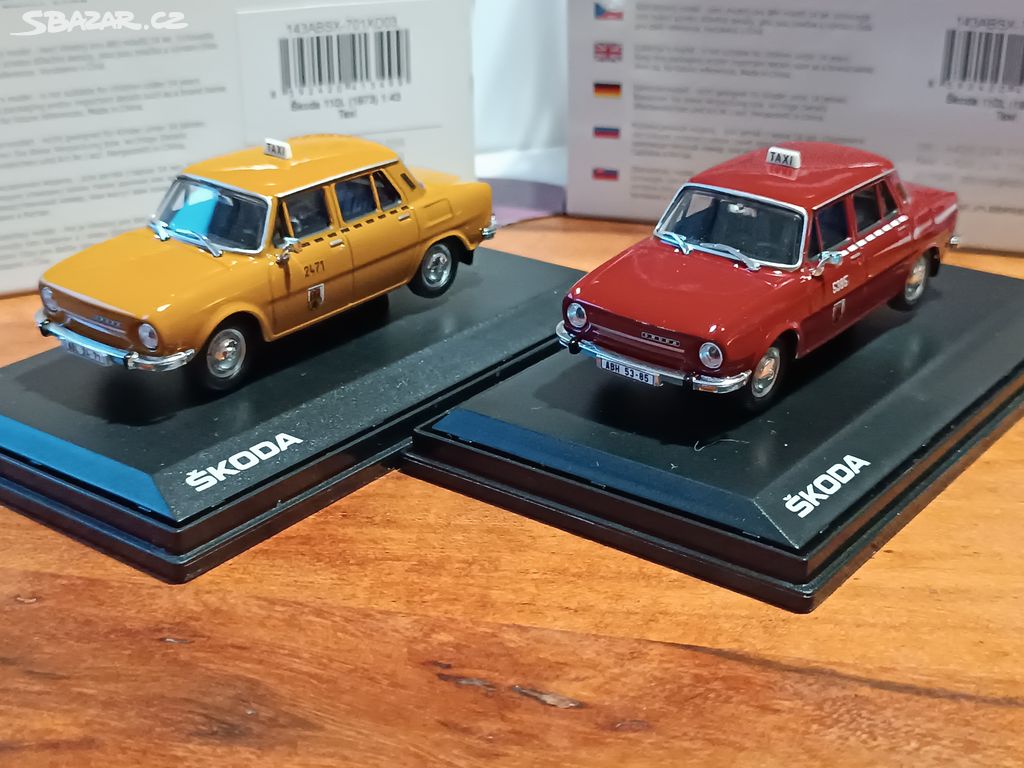 Abrex 1:43 Škoda 110L Taxi Praha