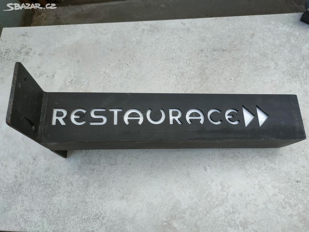 Reklamní poutač RESTAURACE