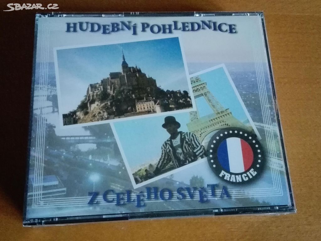 3 CD Francouzských hitů - Nové , nerozbaleno