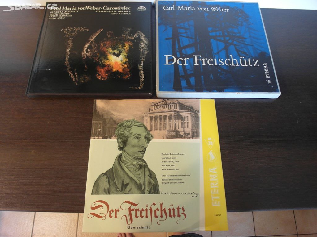 7x LP - Carl Maria Von Weber