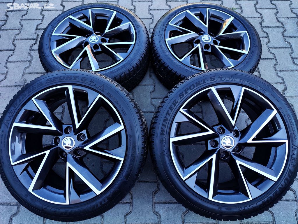 Alu kola originál Škoda Superb III 5x112 R18 Vela