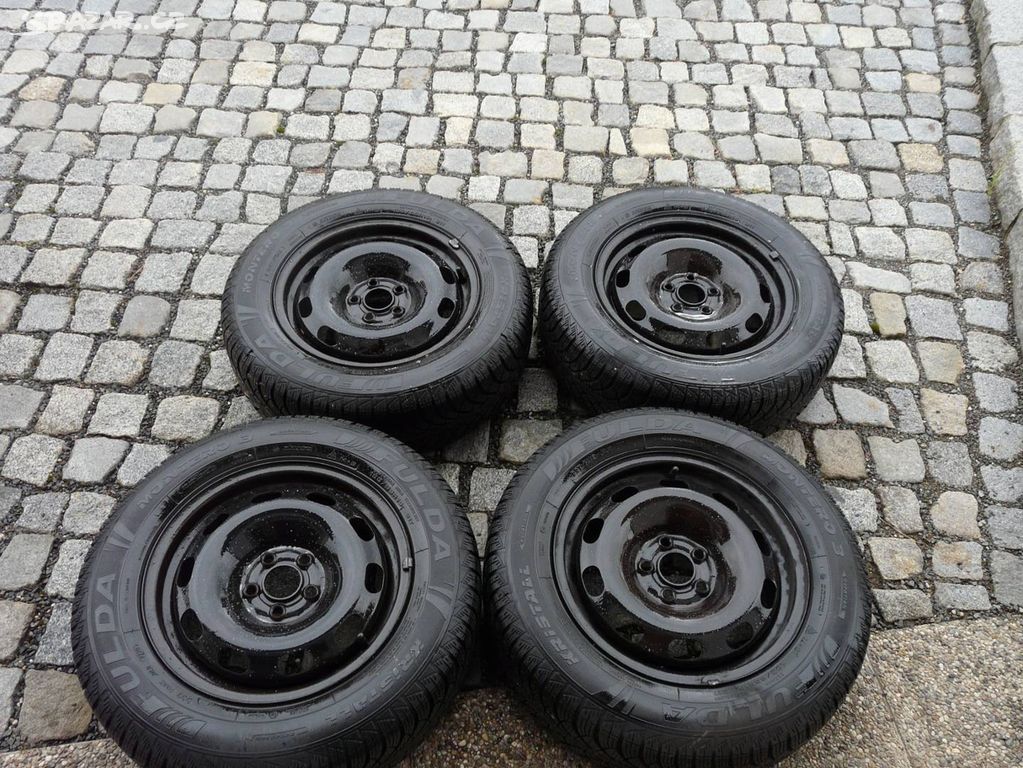 ZIMNÍ PNEU + DISKY VW ŠKODA SEAT 195/65R15