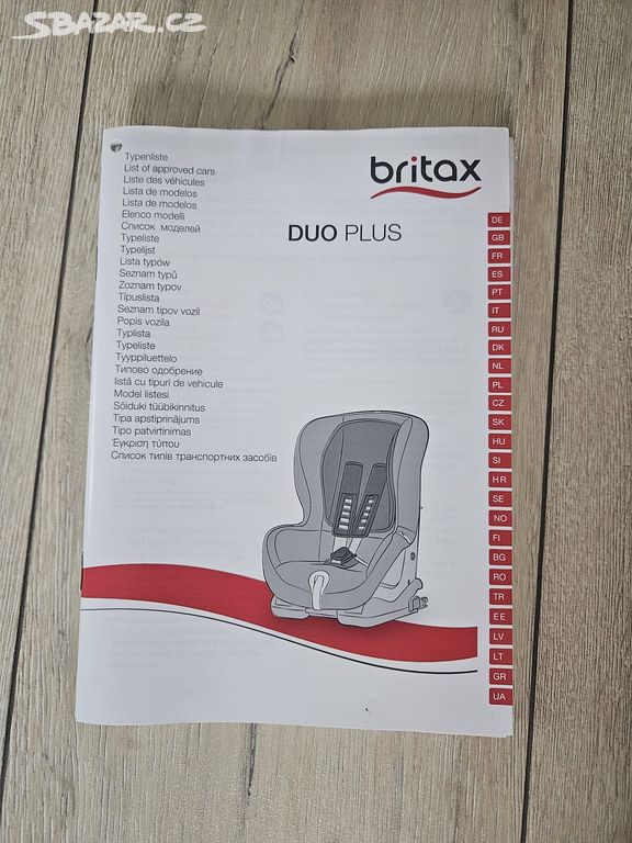 Autosedačka Britax duo plus