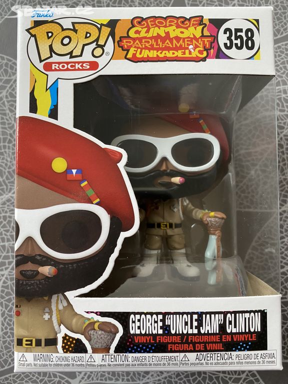 Nová figurka Funko Pop-George "Uncle Jam" Clinton