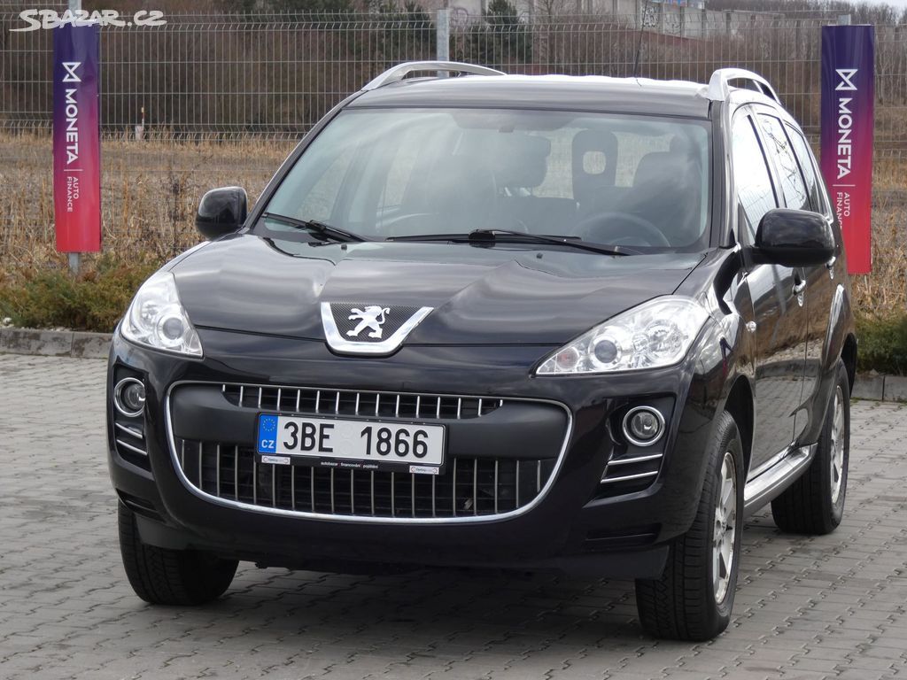 Peugeot 4007 2.2 HDI polokůže, 4x4, 7 míst