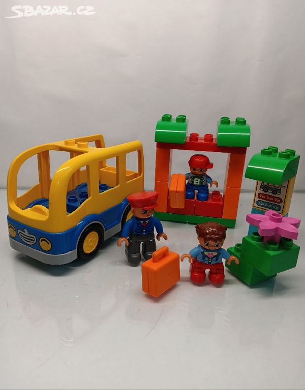 Lego duplo 10528 Školní autobus se zastávkou