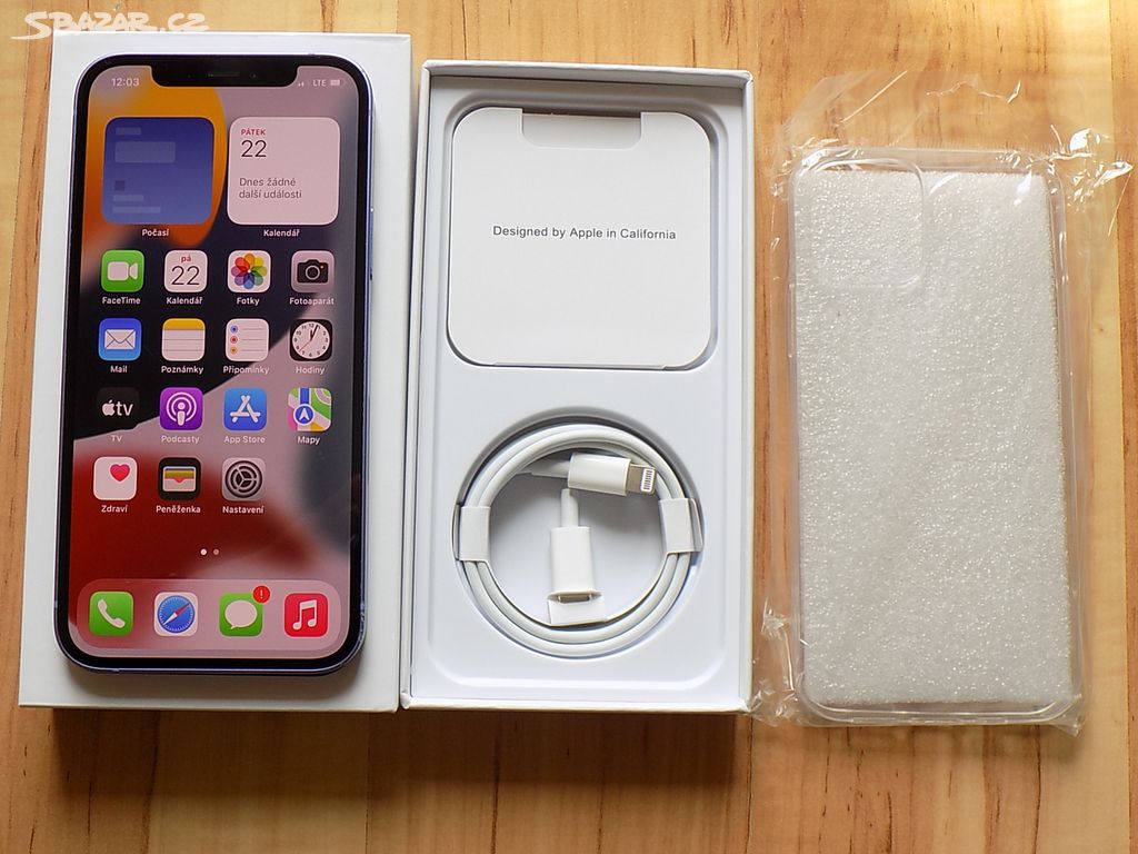 APPLE iPhone 12 64GB Purple - ZÁRUKA-SUPER STAV