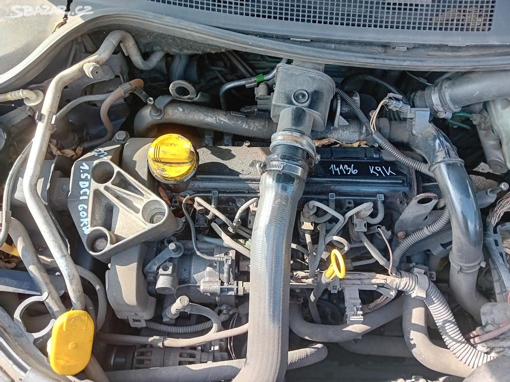 Motor K9K 722 1.5 DCI 60kW z Renault Megane II