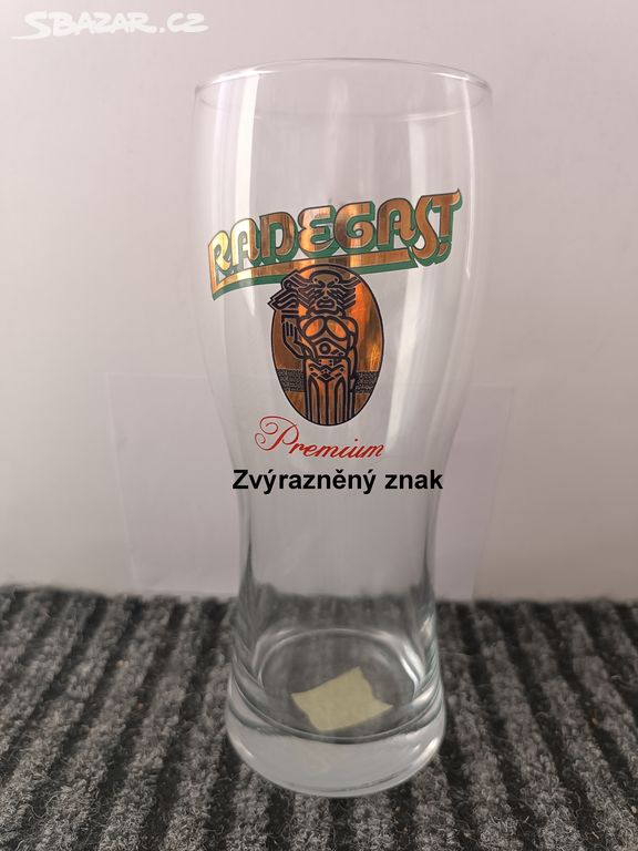 Pivní sklenice vysoká - RADEGAST PREMIUM - 0,5l