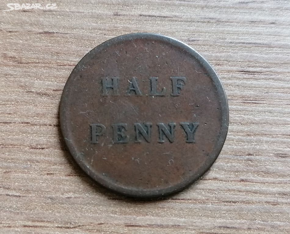 Kolonie Lower Canada 1/2 Penny token 1830 Kanada