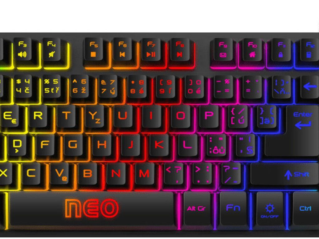 Klavesnice NEO Compact BLACK +myš conect it neo