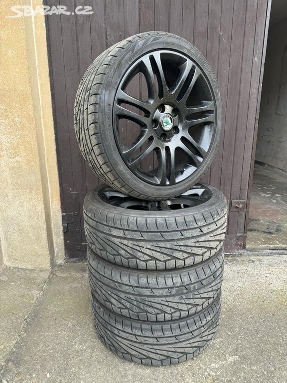 Alu kola 5x112 Letní pneu Toyo Proxes 225/40R18