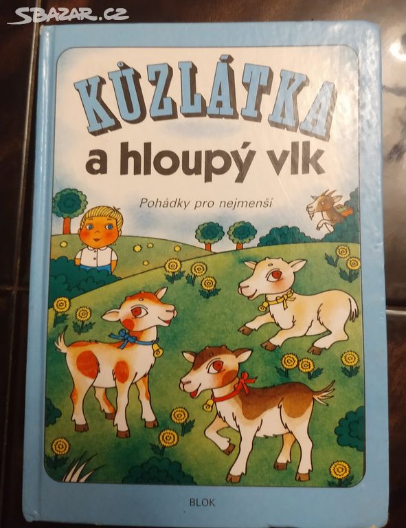 Kůzlátka a hloupý vlk pohádky knížka p