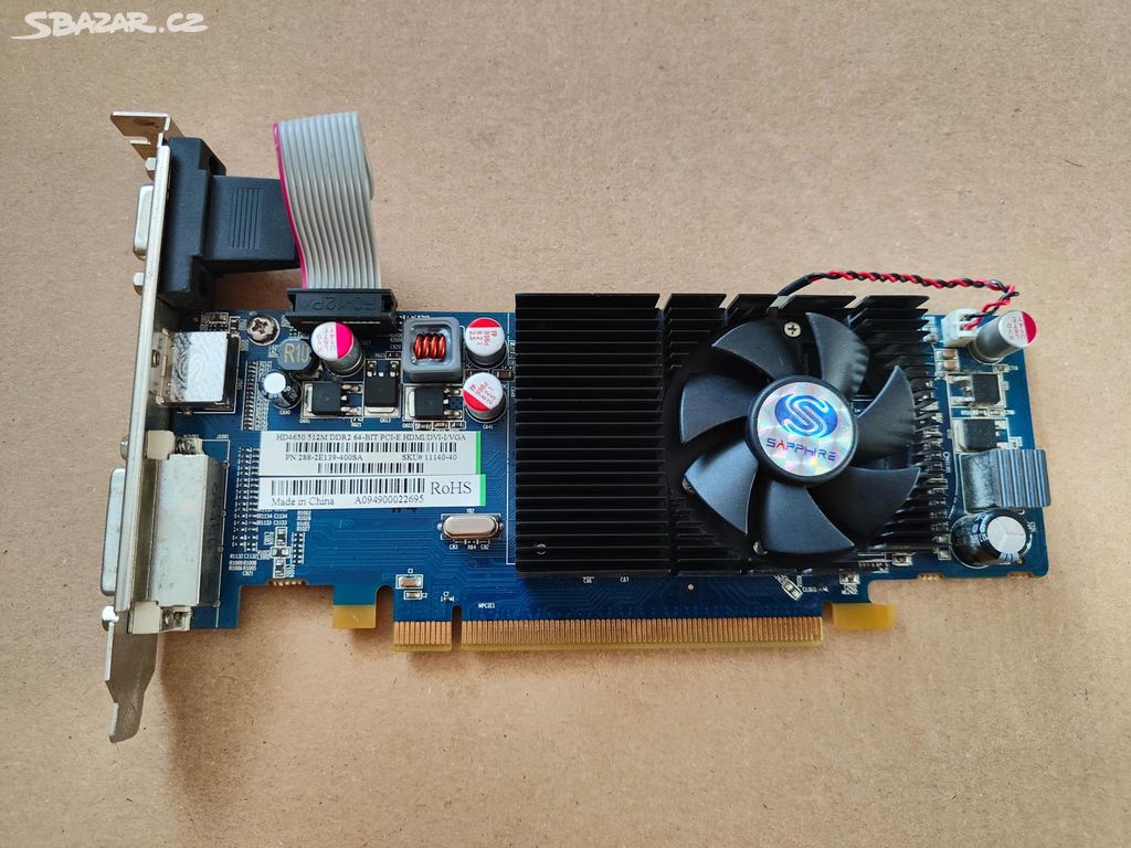 Grafická karta Sapphire Ati Radeon HD 4650 512MB