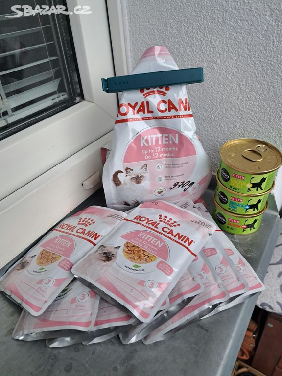 Krmivo pro koťata Royal Canin a Cosma