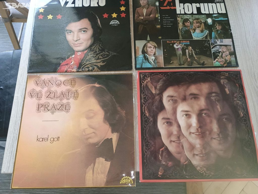 Karel Gott 4x vinyl , pozůstalost !!!!!