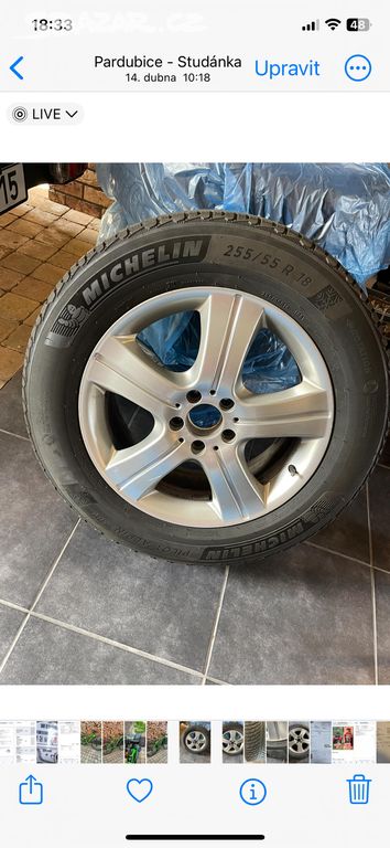 Zimní pneu Michelin Pilot Alpin 255/55 R18 109V