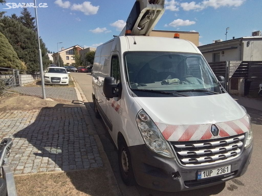 Renault Master plošina dosah 12m, do 3500kg