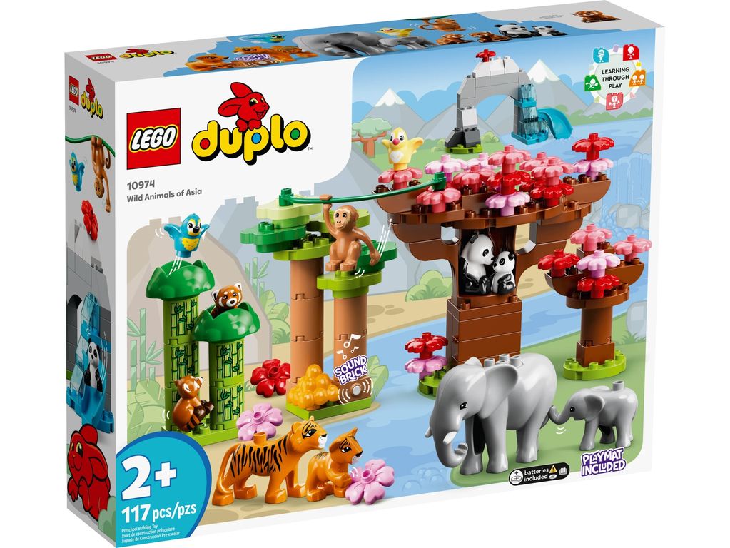 LEGO Duplo 10974 Divoká zvířata Asie