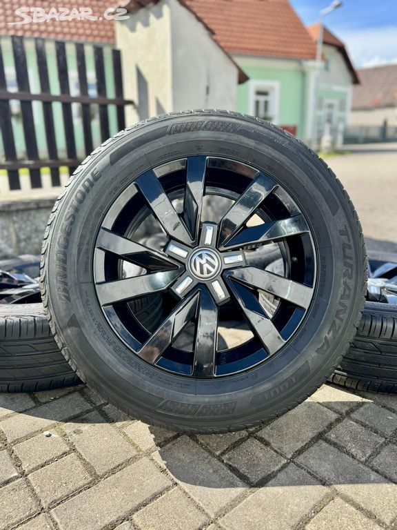 ORIGINÁL Alu Volkswagen Aragon R16, 5x112-TOP STAV