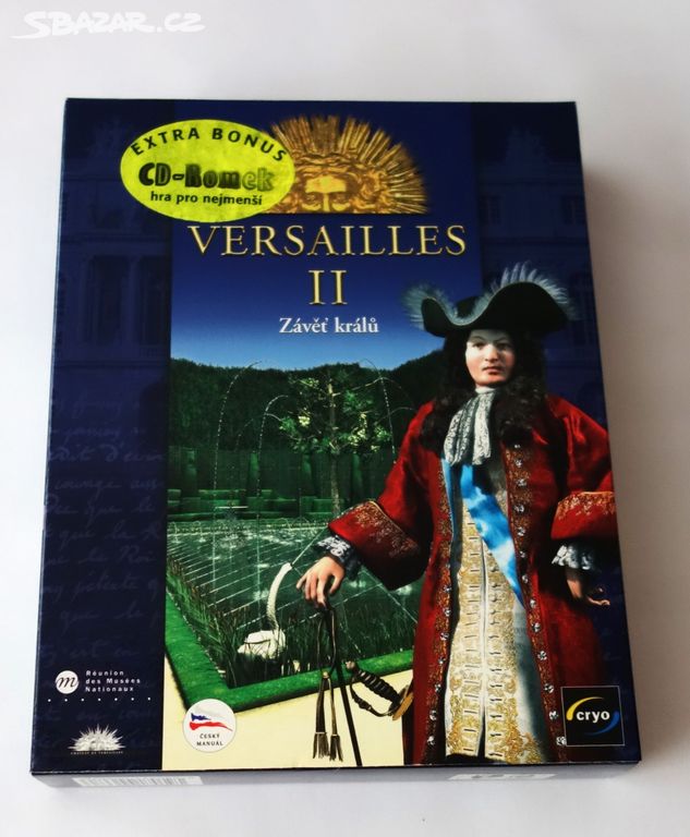 VERSAILLES II ZÁVĚŤ KRÁLŮ + HRA CD-ROMEK