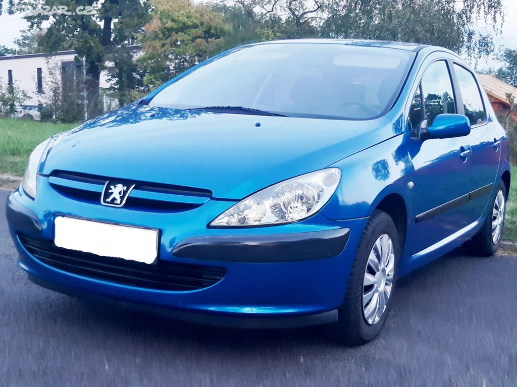 Peugeot 307 1.4 55kW, benzín/LPG, 1,3 Kč/km, tažné