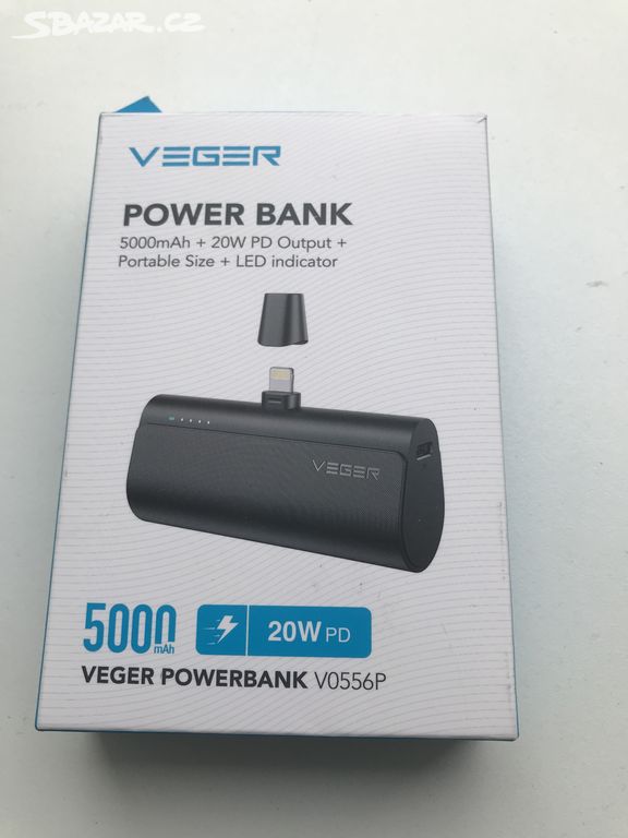 Powerbanka VEGER 5000 mAh pro iPhone, iPad