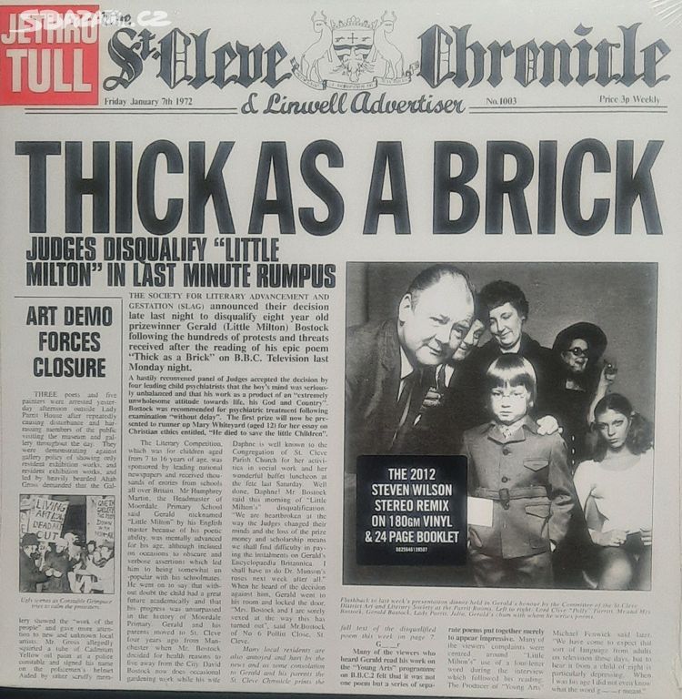 Jethro Tull- Thick As A Brick 1972 vinyl