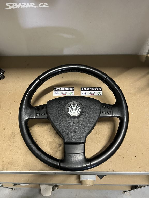 Tříramenný volant vw passat b6 multifunkce i bez