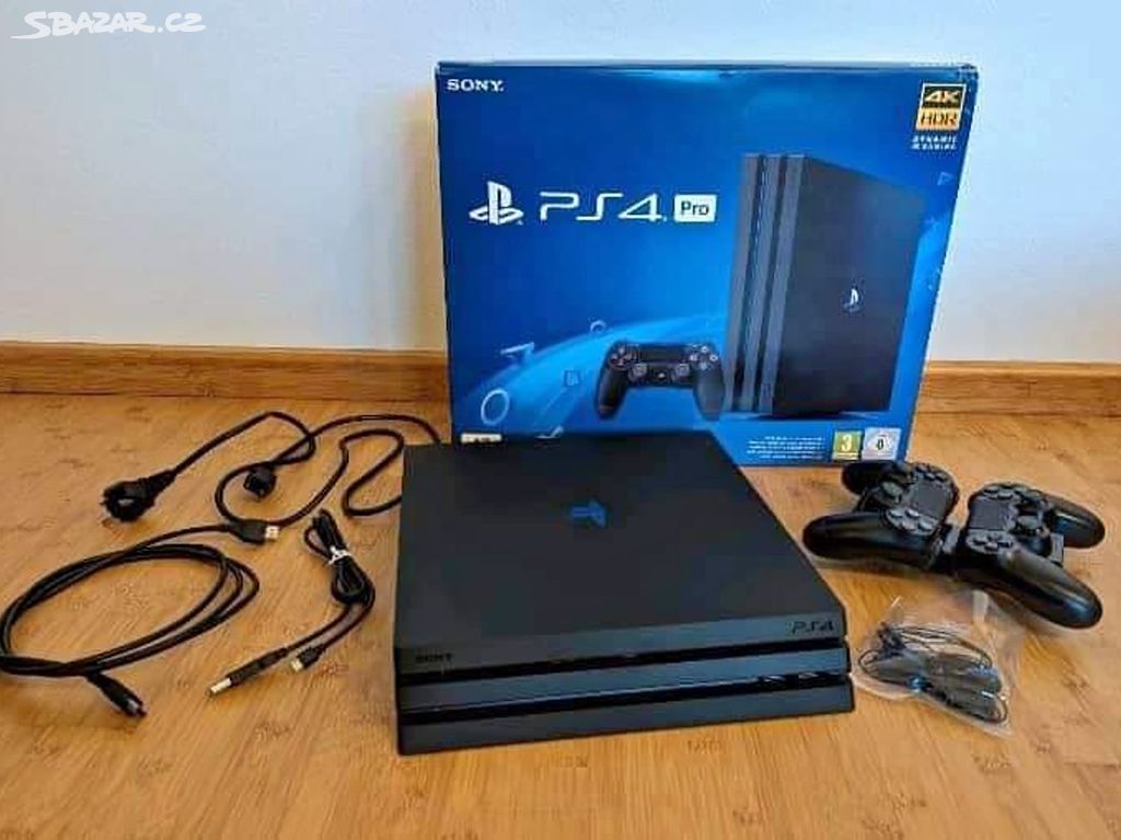 Playstation 4 Pro + 2 ovladače