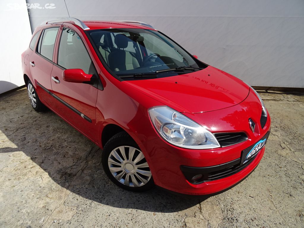 Renault Clio 1.2i,55kW,NovéČR,S.kn,klimatizace