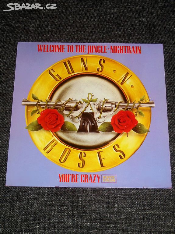 12" singl Guns N' Roses - Welcome To The Jungle